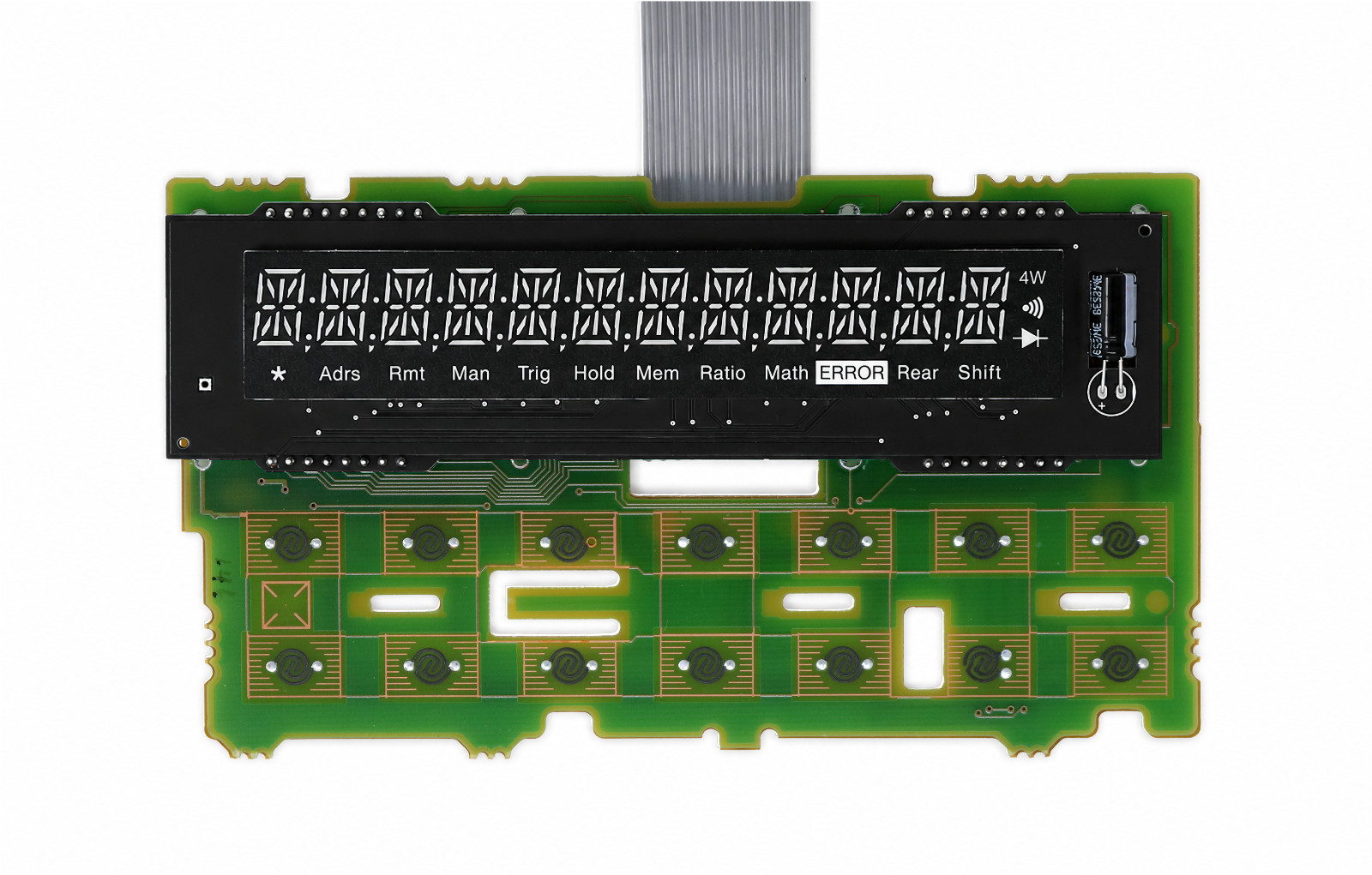 HP / Agilent / Keysight 34401A VFD to Dual Color LED Display Replacement