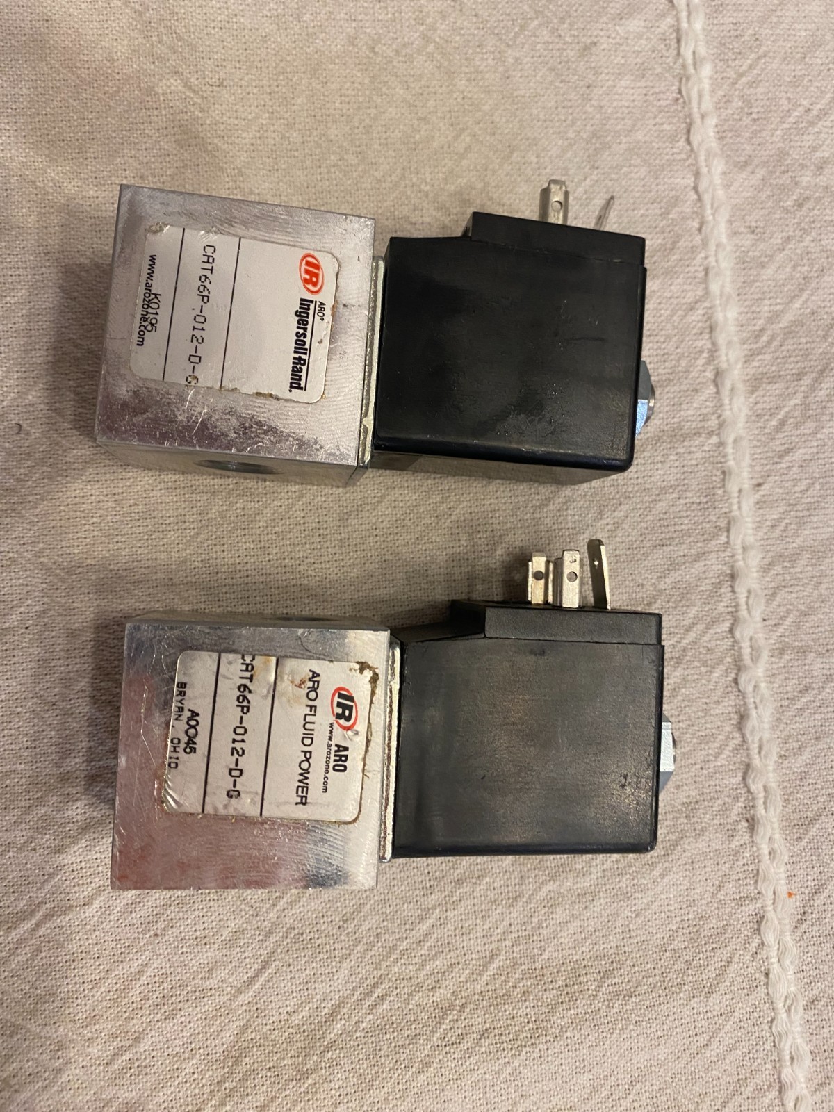 ARO CAT66P-012-D Solenoid Air Con Valve,Three-Way,150 psi 4HN46