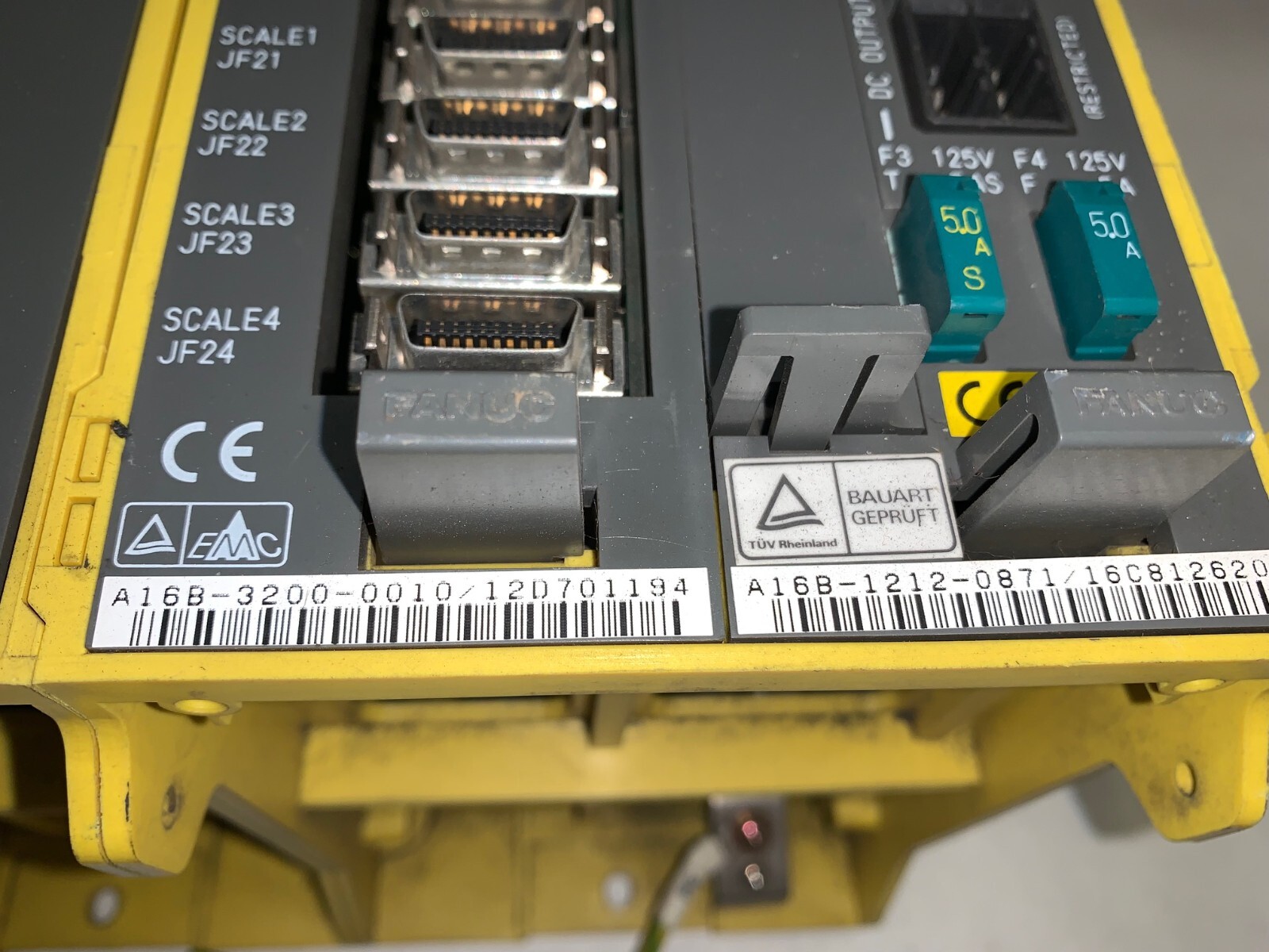 FANUC MULTI-PORT POWER SUPPLY A02B-0200-B503 A16B-1212-0871 200-240 VOLT 250 VAC