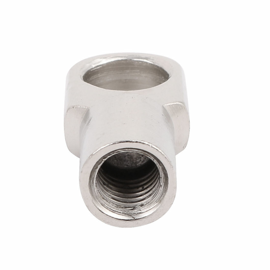 M8 Female Threaded 45# Steel Gas Spring Strut Joint End Fitting Silver Tone 3pcs