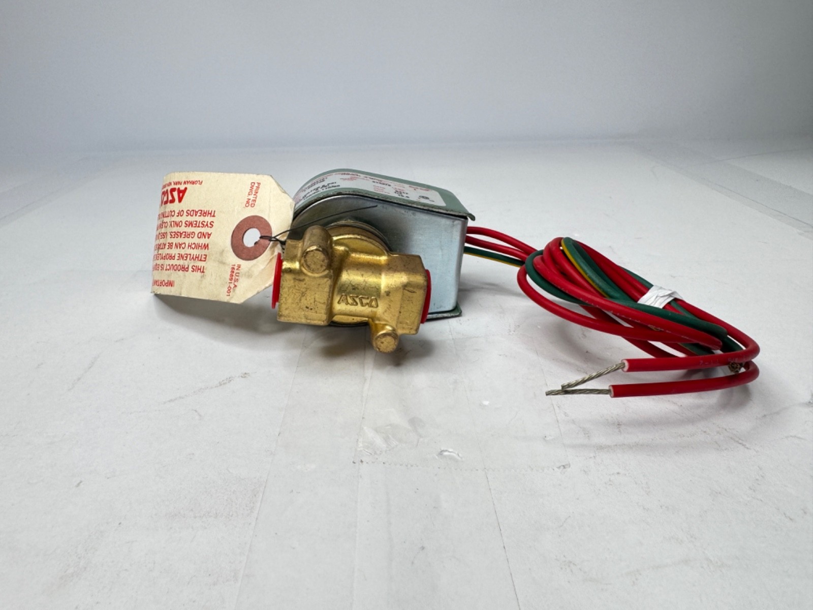 ASCO REDHAT HV2382761 1/4” Pipe Hot Water 6 PSI Steam 120/60 110/50 10.5 Watts