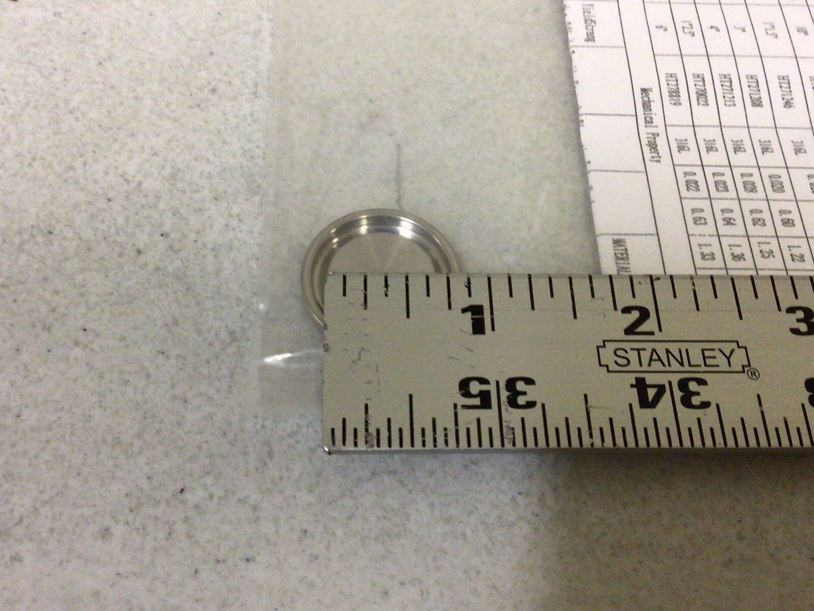NEW, ANDRON STAINLESS SS316L QUICK CLAMP STYLE CAP TUBE FITTING .5″ & .75″ CLAMP
