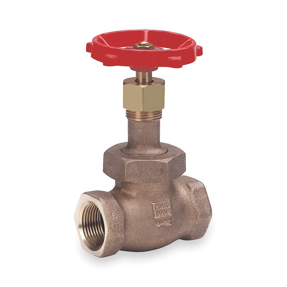 MILWAUKEE VALVE 570 1″ Globe Valve,1″,Bronze,FNPT,400 psi 4GCF9