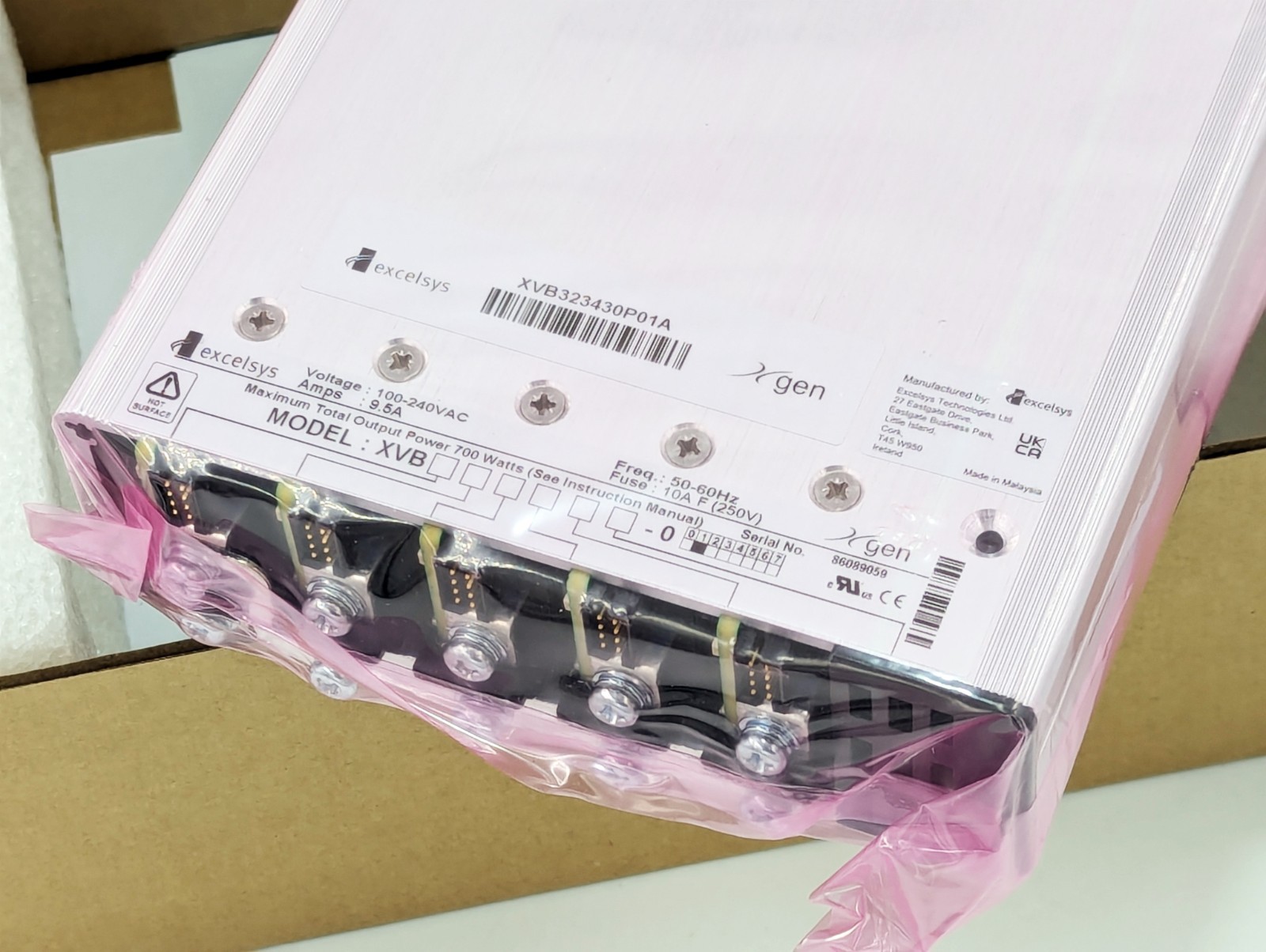Brand New Excelsys XVB XVB323430P01A 100-240VAC 700W Power Supply