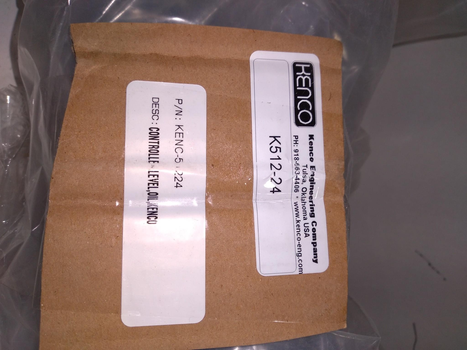 KENCO K5121-24 CONTROLLER LEVEL, OIL, KENCO