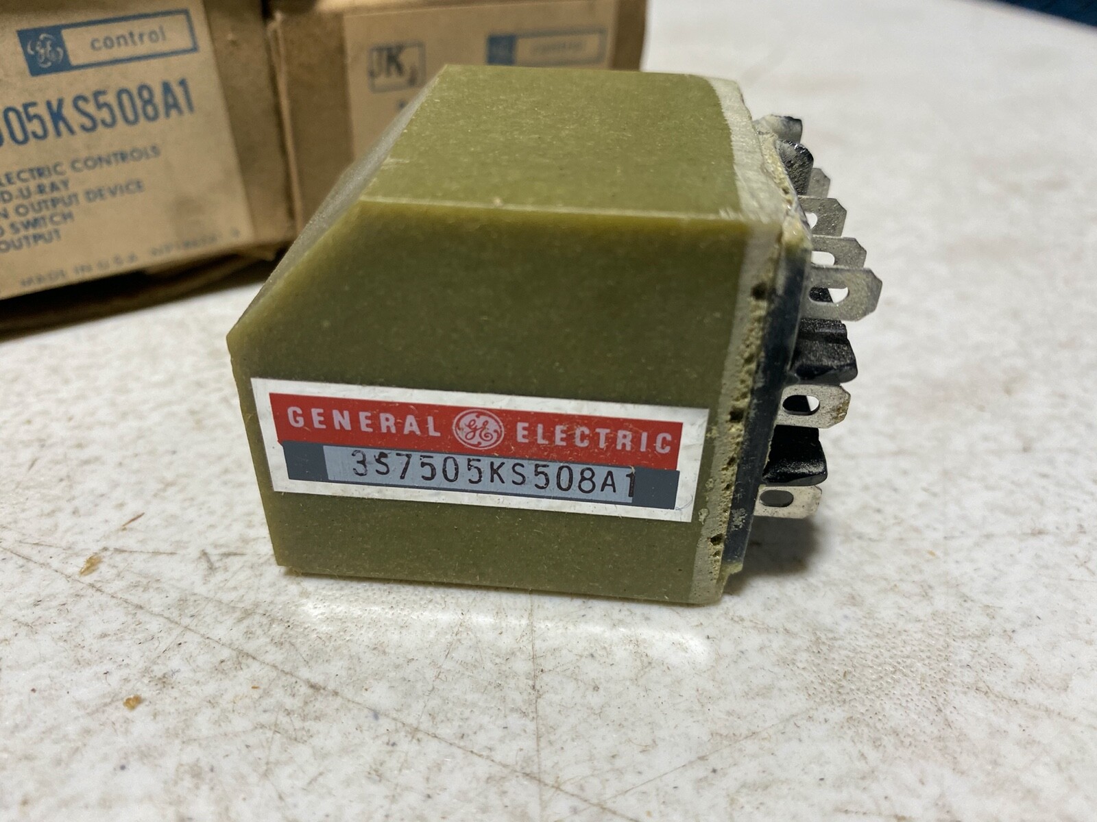 1x GE 3S7505KS508A1 Photoelectric Controls Mod-U-Ray Relay Hybrid Switch, NOS
