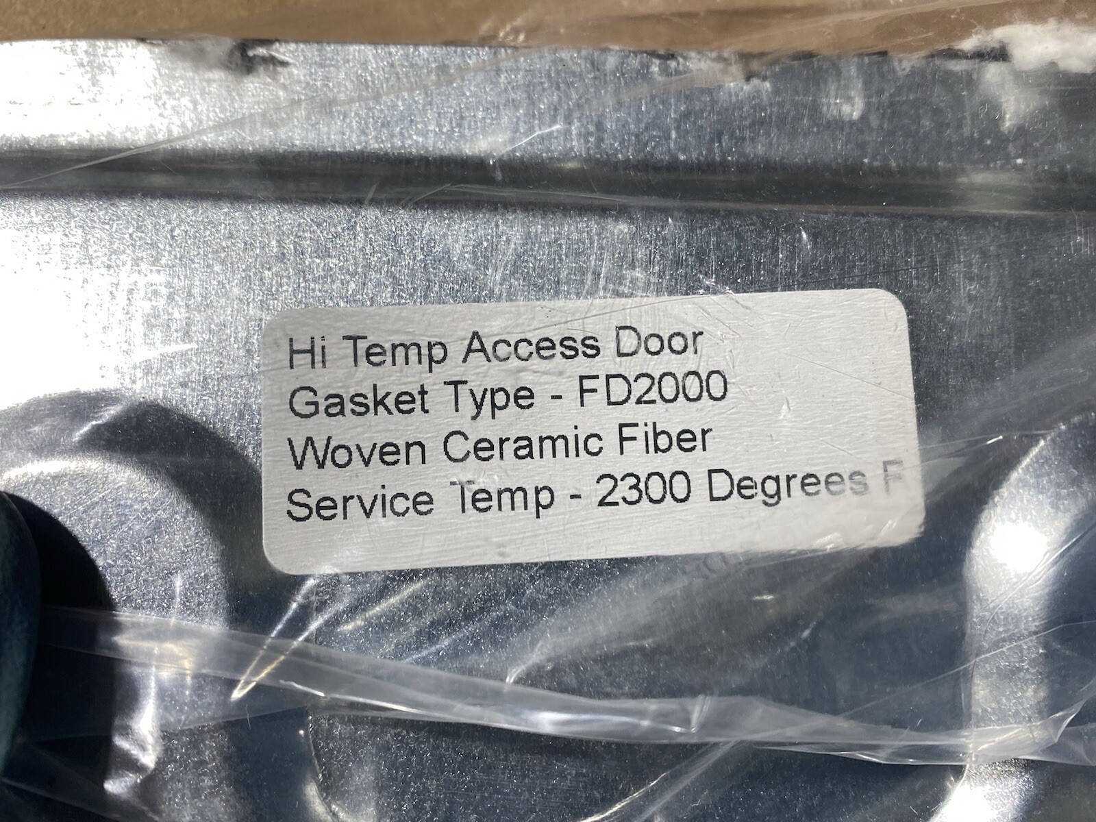 Ductmate Hi Temp Access Door 6EKD8 , 13 In. W, 9 In. H, Steel GRD128F2GA New