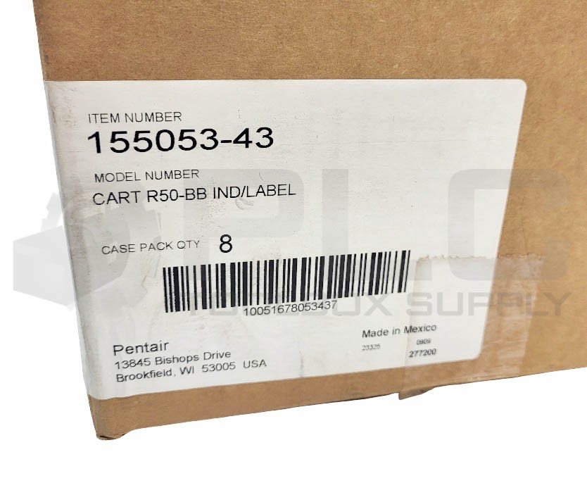 SEALED NEW BOX OF 8 PENTAIR 155053-43 SEDIMENT WATER FILTER R50-BB