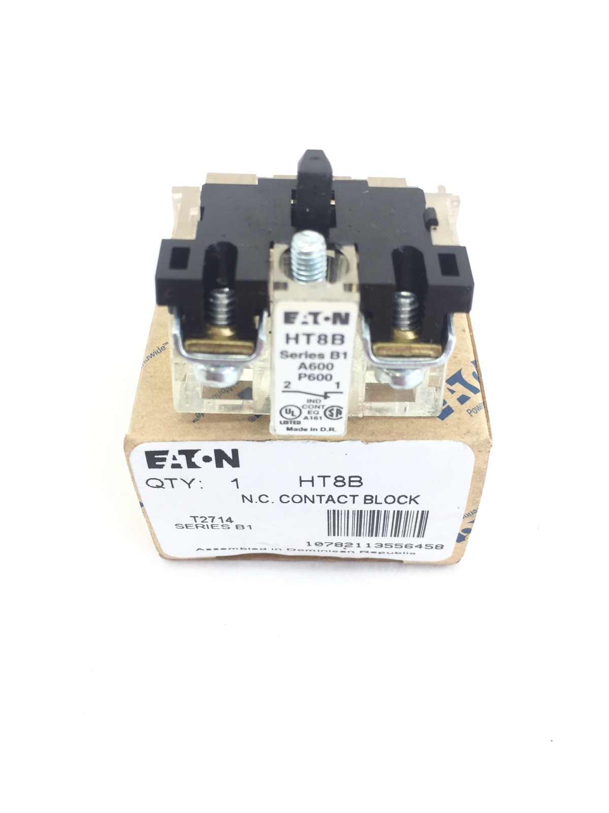 EATON HT8B CONTACT BLOCK NEW IN BOX (A278)