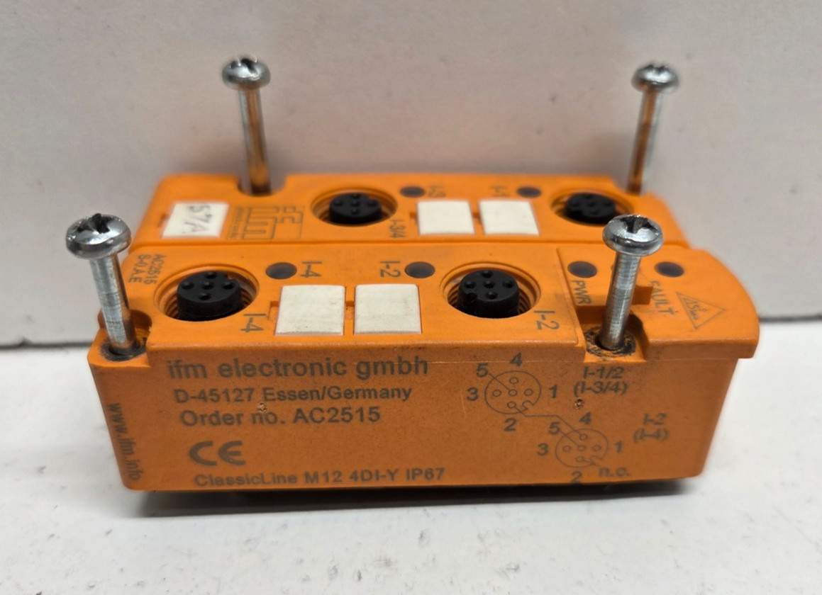 GUARANTEED! IFM EFECTOR 4 POINT INPUT MODULE AC2515