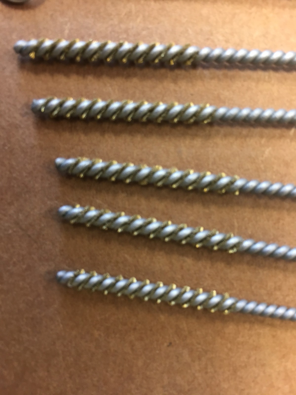 HIGHTBRUSH #33710 1/8′ x 6” x 1”bp brass tube brush 10 per pack