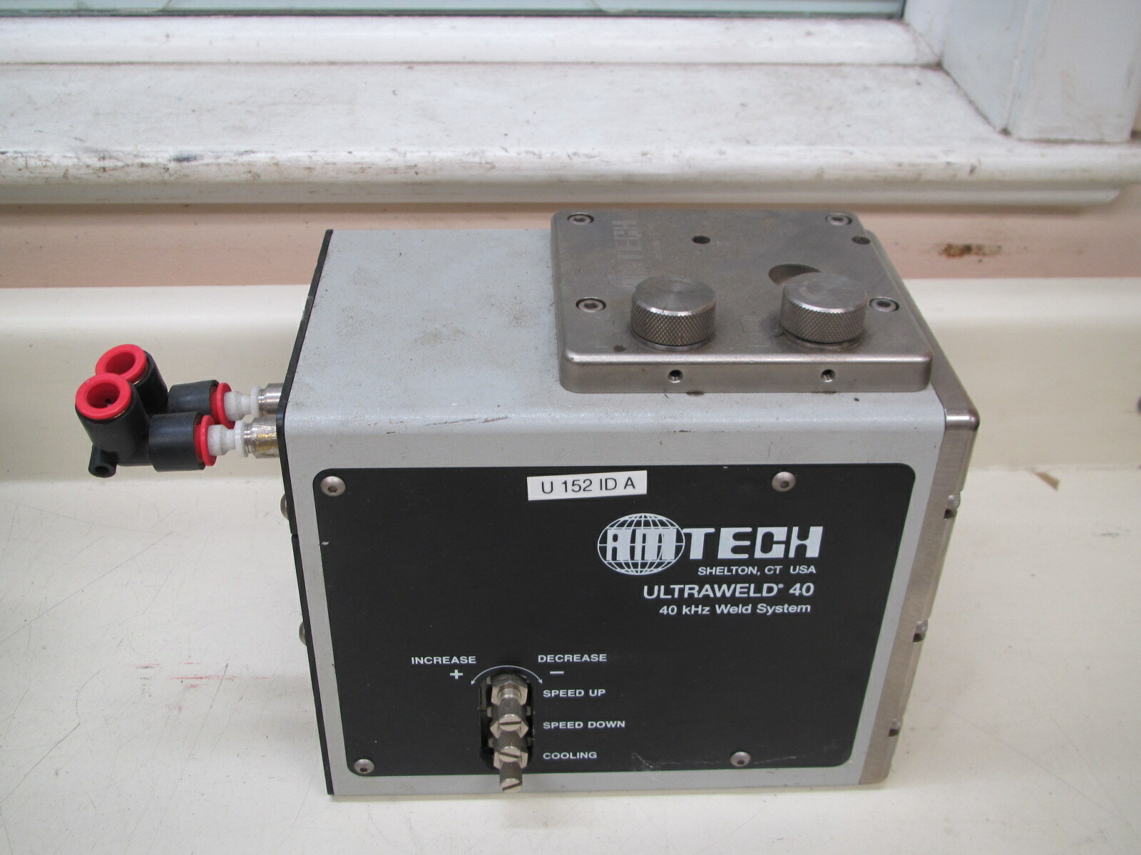 Lot of 4 AMTech Branson Ultraweld 40 Ultrasonic Welder Head for Parts / Repair