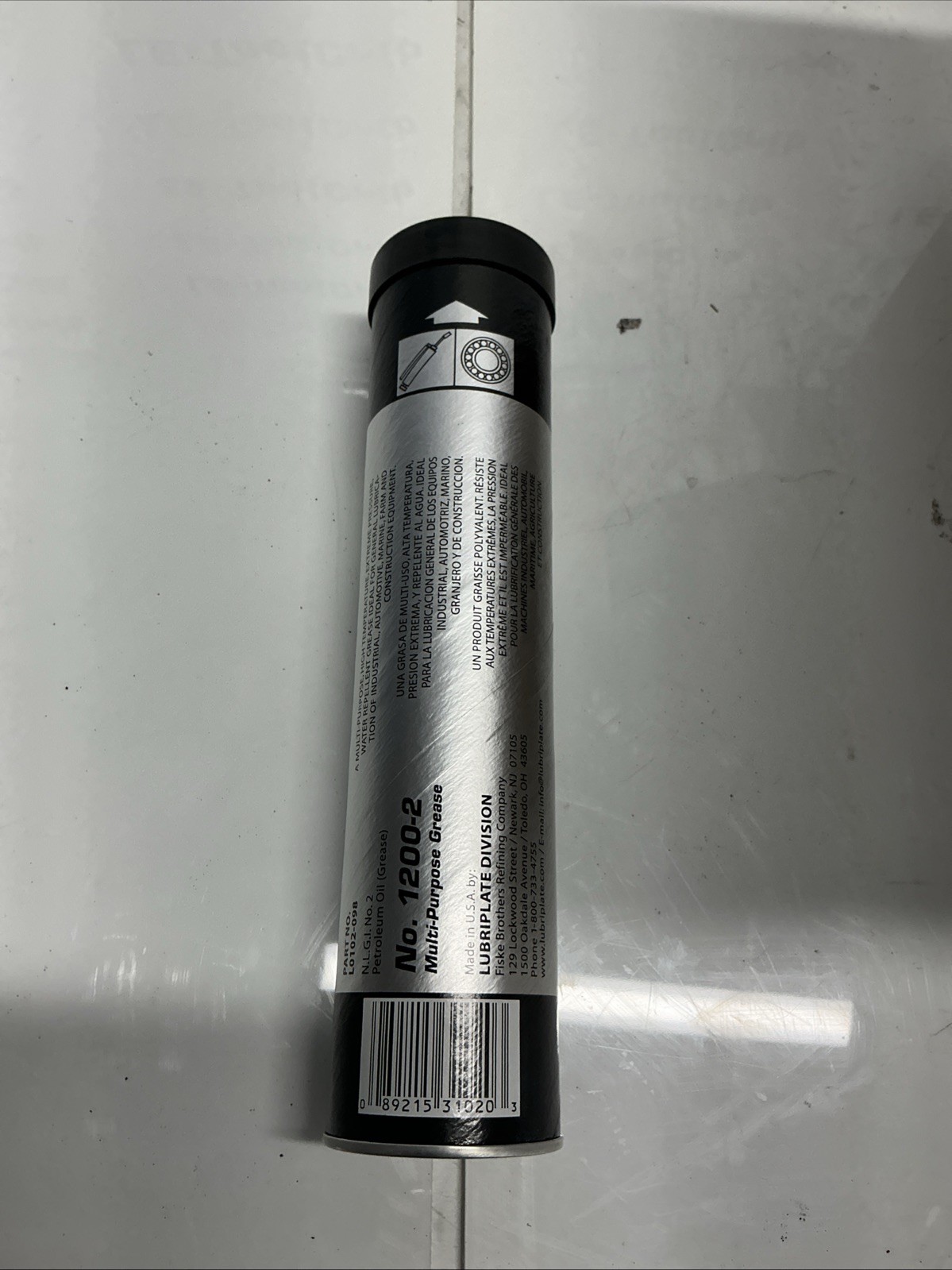 (10) Lubriplate No. 1200-2 Lithium Grease 14.5oz L0102-098 (Expired). Z-594S