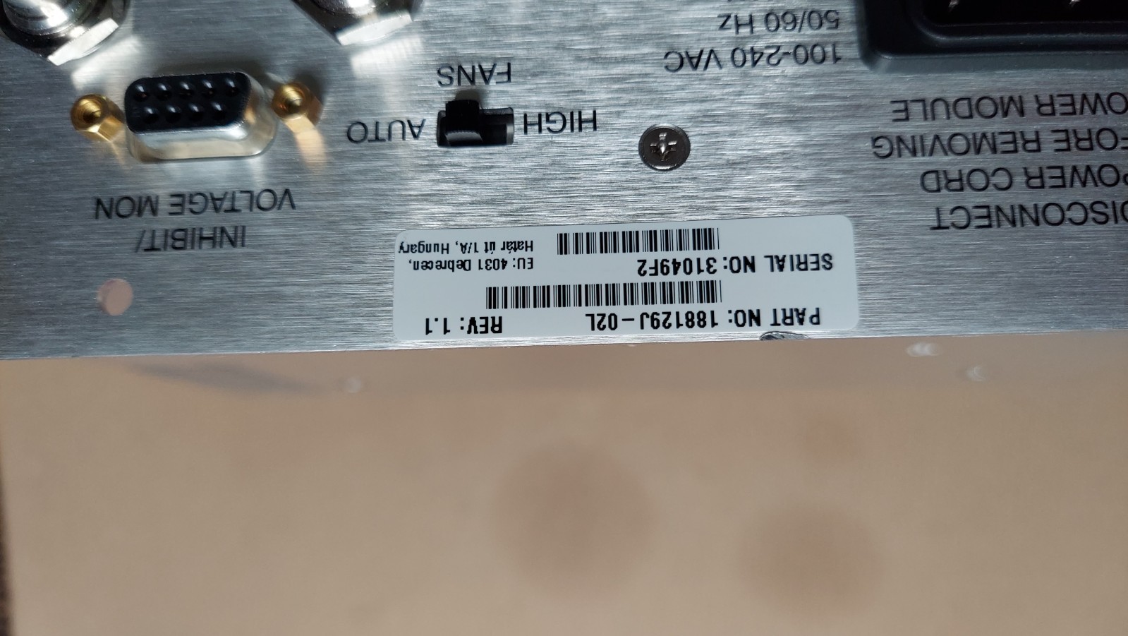 New National Instruments PXI-1042 778662-01 188129J-02L Power Supply Shuttle