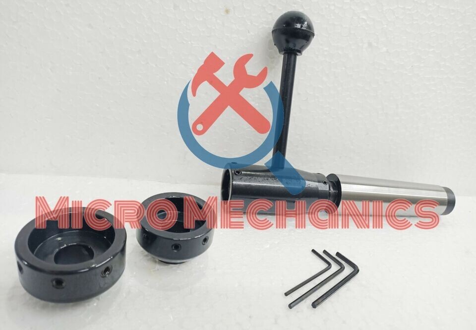 Lathe Tailstock Die Holder Set Floating Type MT4 SHANK 13/16″, 1″,1-5/16″,1-1/2″