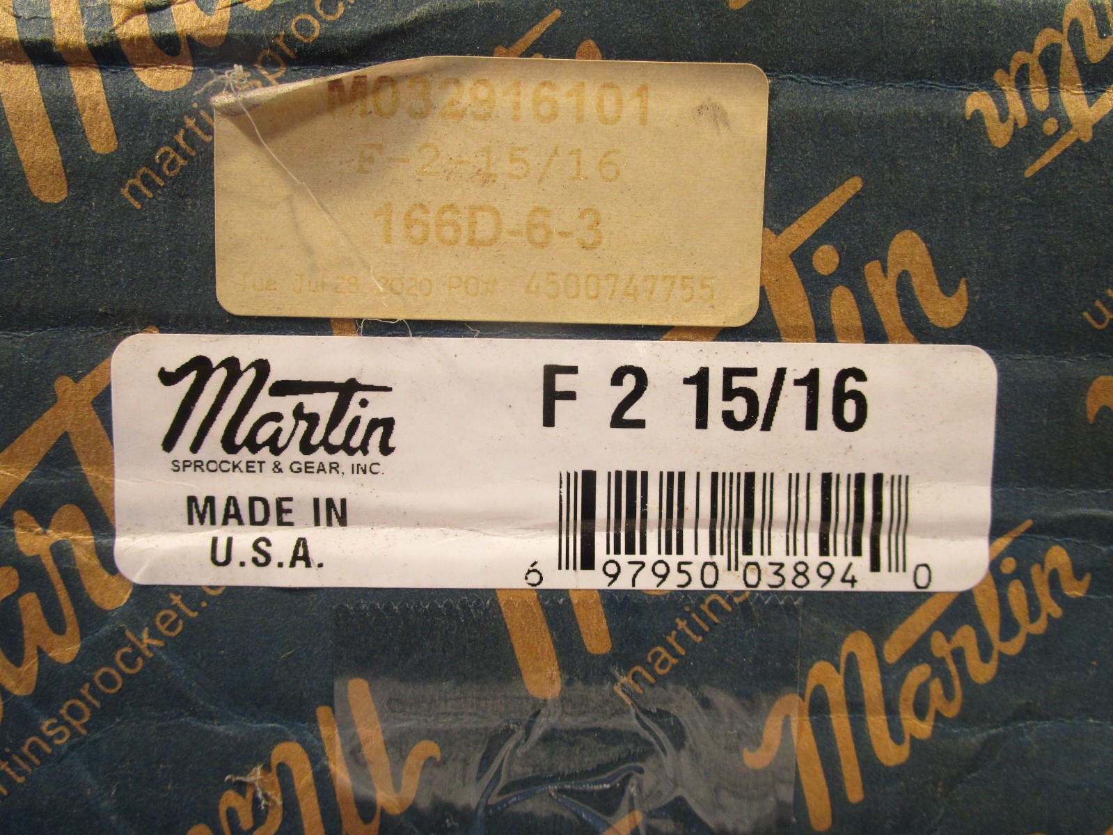 Martin F 2 15/16 Quick Disconnect Bushing, F Bushing, 2.9375 in Bore