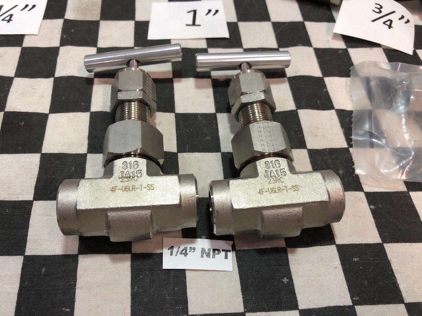 14x Swagelok/PARKER SS-56S6, 4FU6LR-T-SS SS-4C4-1/3 SS-4C-25, SS-2C-1, 4M-V4LN-B