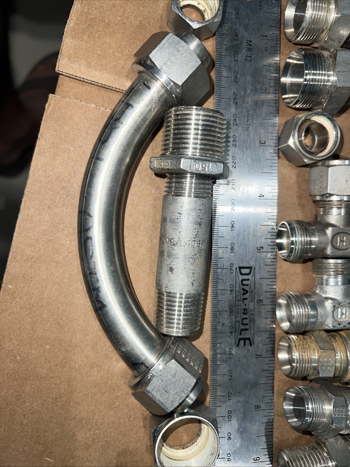 Lot Of Assorted SWAGELOCK Fittings STAINLESS STEEL .. As In Pictures