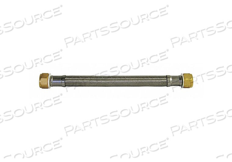 Kissler 884018 Water Heater Connector 5/16″ ID 3/4″ F Compression SS 250 PSI