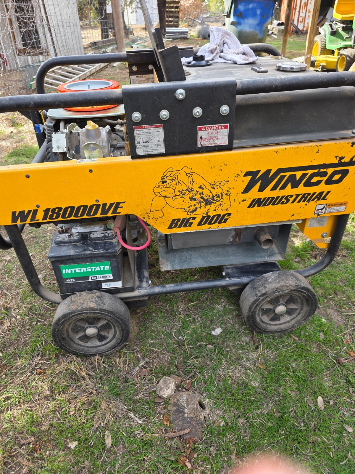 winco generator WL 18000ve Big Dog full package