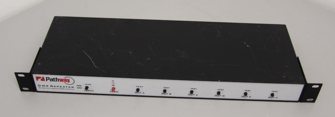 Pathway DMX Repeater Six Port Rack Mount DMX512 Splitter 8895