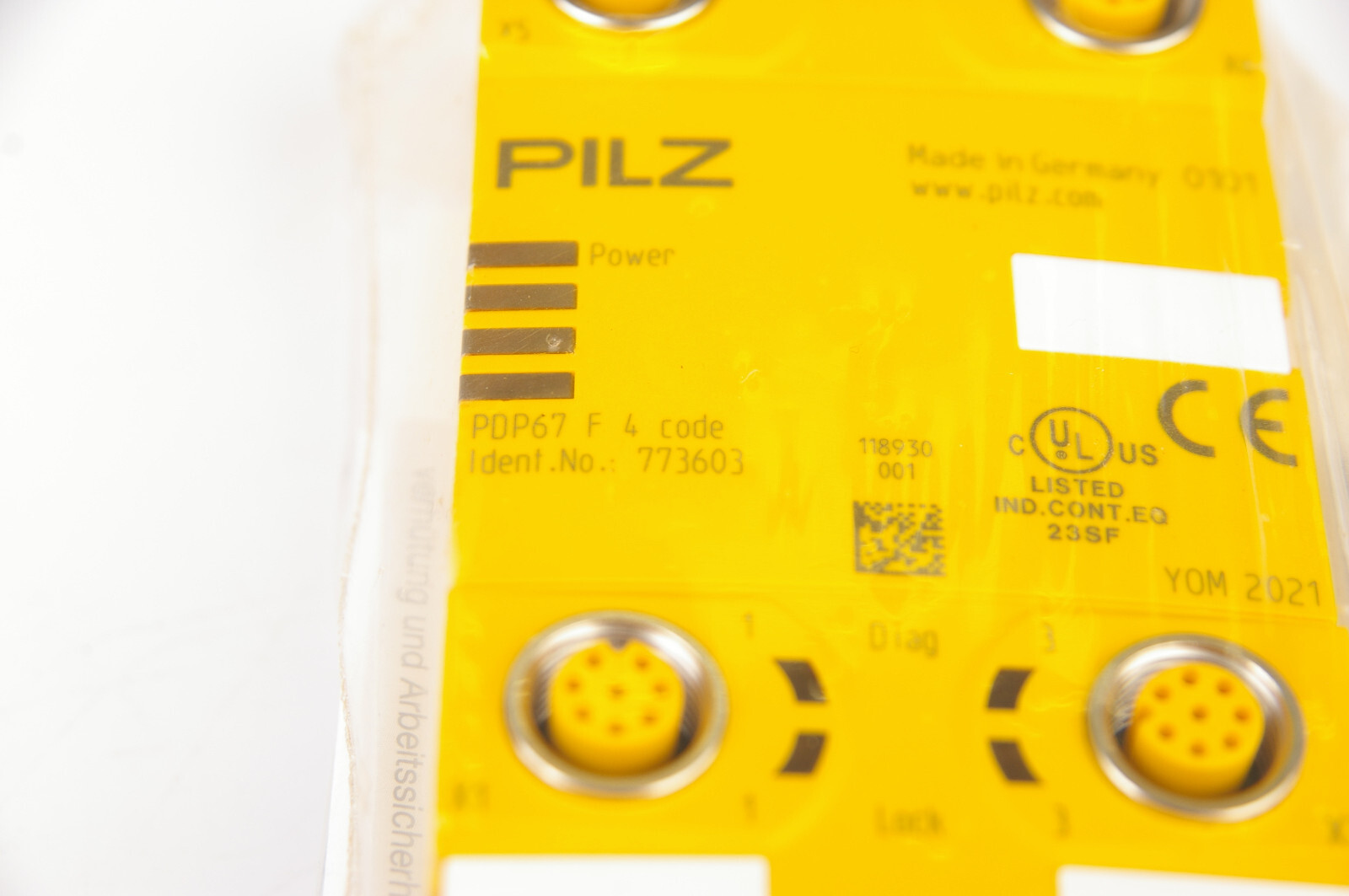 Pilz 773603 PDP67 F4 code Module