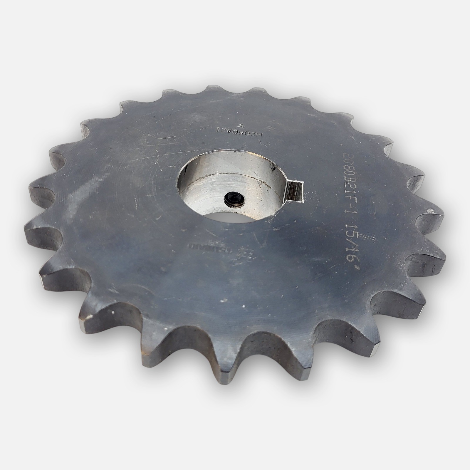 TSUBAKI H2080A21 INDUSTRIAL CHAIN SPROCKET, 21 TEETH 1-15/16″ BORE