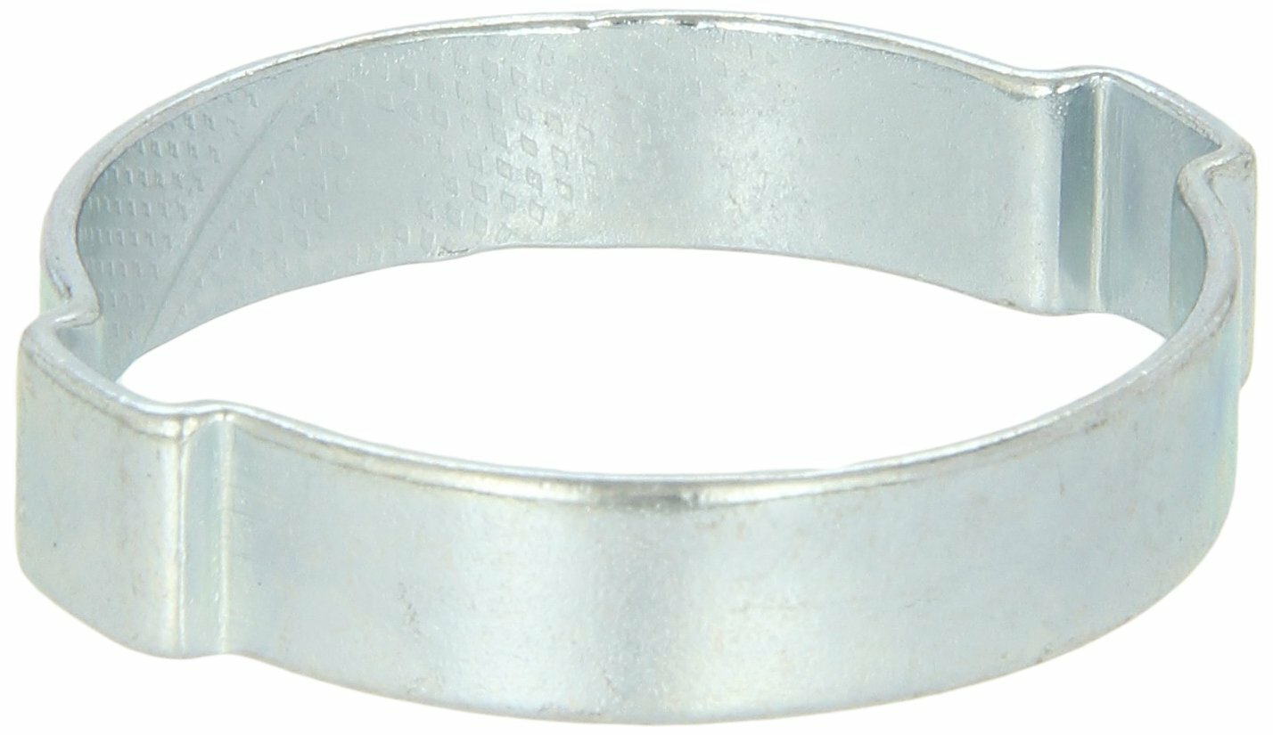 Oetiker 10100032 Zinc-Plated Steel Hose Clamp,2-Ear 21mm Closed-25mm Open 50 Pk