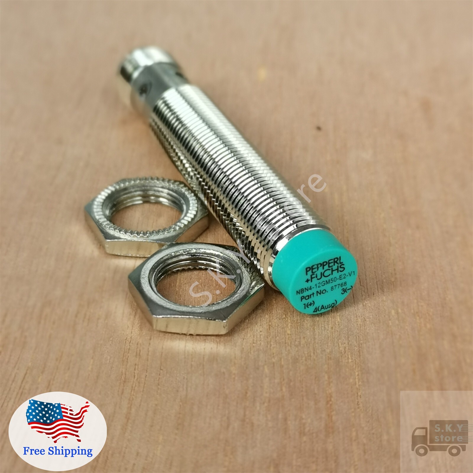 New In Bag For PEPPERL+FUCHS NBN4-12GM50-E2-V1 Photoelectric Sensor US Stock