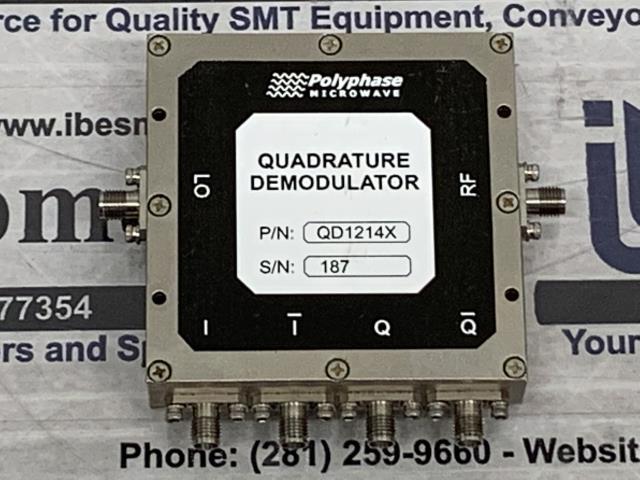 Polyphase Microwave Quadrature Demodulator – QD1214X w/Warranty