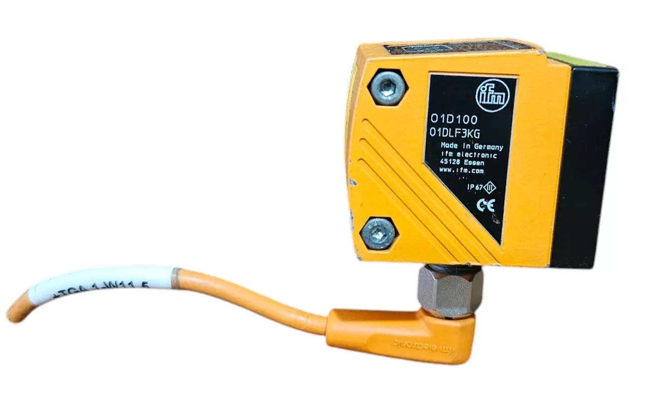 IFM ELECTRONIC 01D100 01DLF3KG LASER DISTANCE SENSOR RANGE: 0.2-10 M, 30VDC