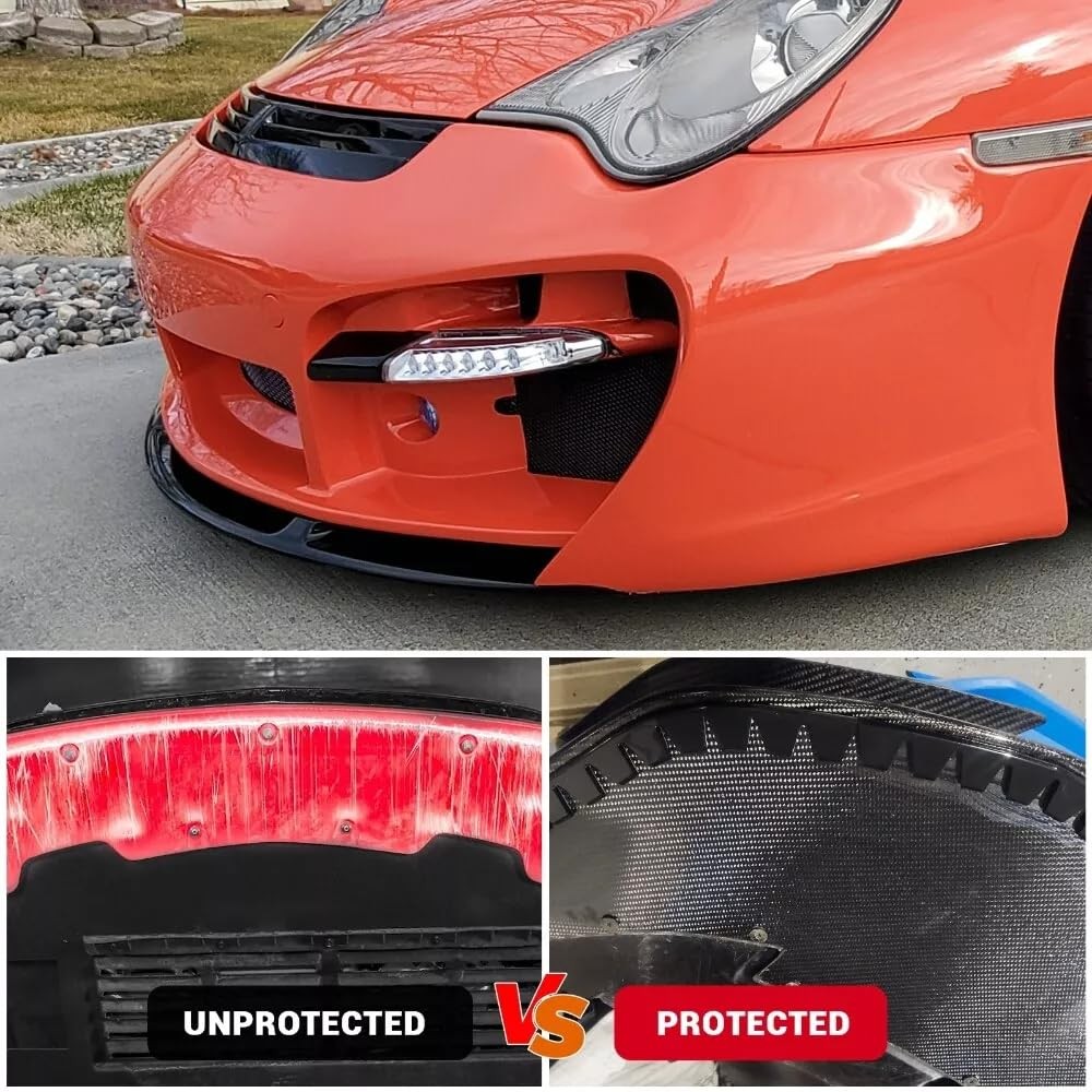 Universal Front Bumper Scrape Guard Skid Plate Protection for Lowered Cars, P…