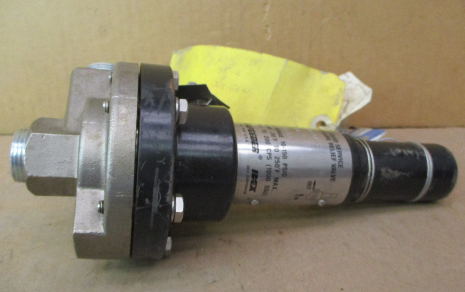 ECO Liquid Service Pressure Relief Valve VR-6A-1 Set P.S.I. 50 Idex 53606WVS
