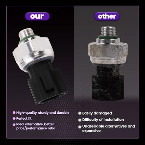 A/C Pressure Switch Compatible with Hyundai Kia Sonata Santa Fe Accent Elantra H