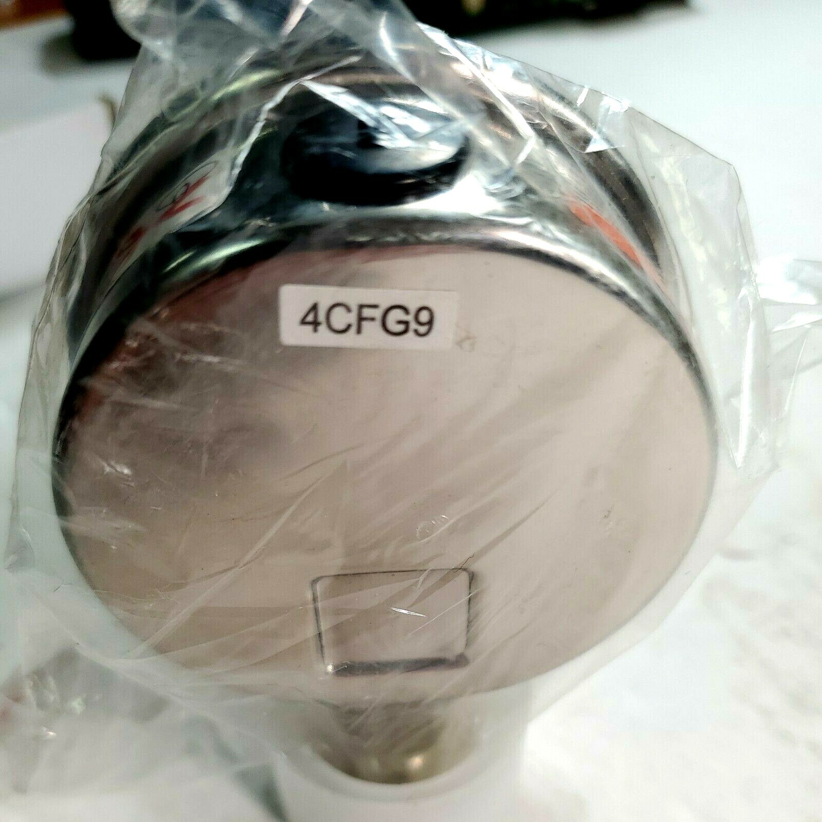 Grainger 4CFG9 Vacuum Gauge 30-0 In Hg Glycerin Filled 1/4″ NPT Stainless