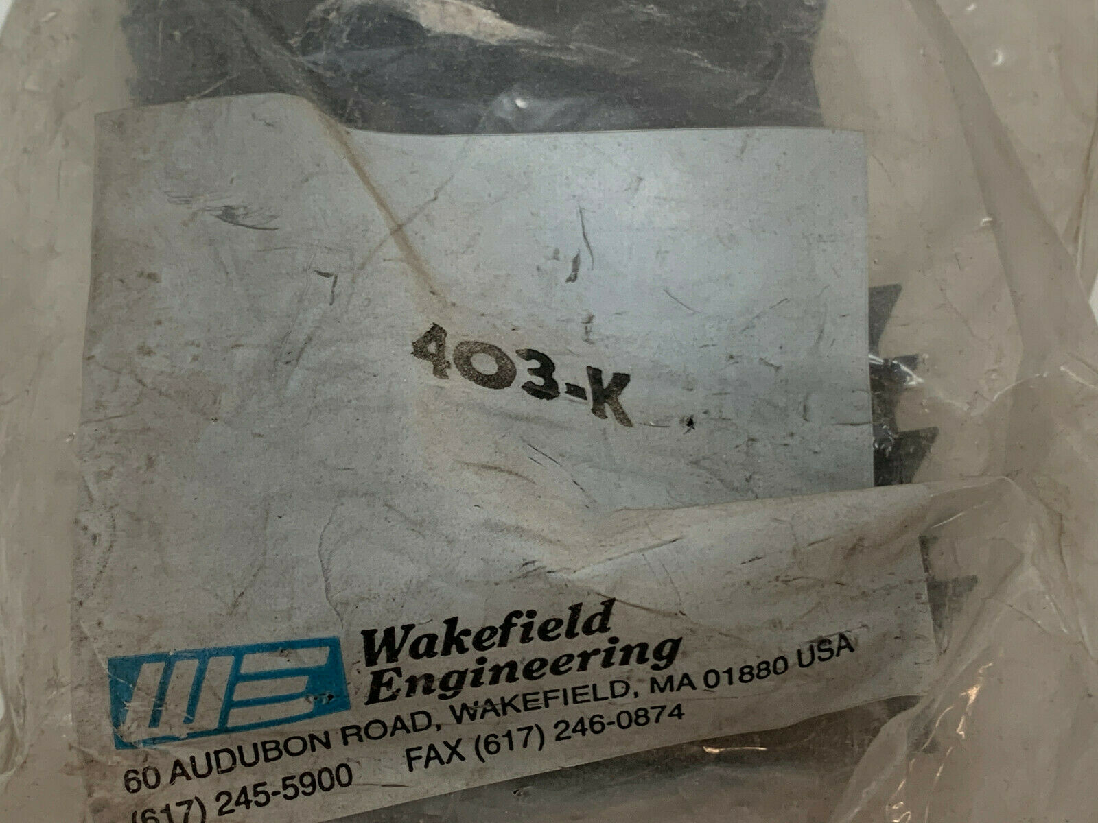 Wakefield Engineering 403-K Heat Sink For (Z073-L-0501)