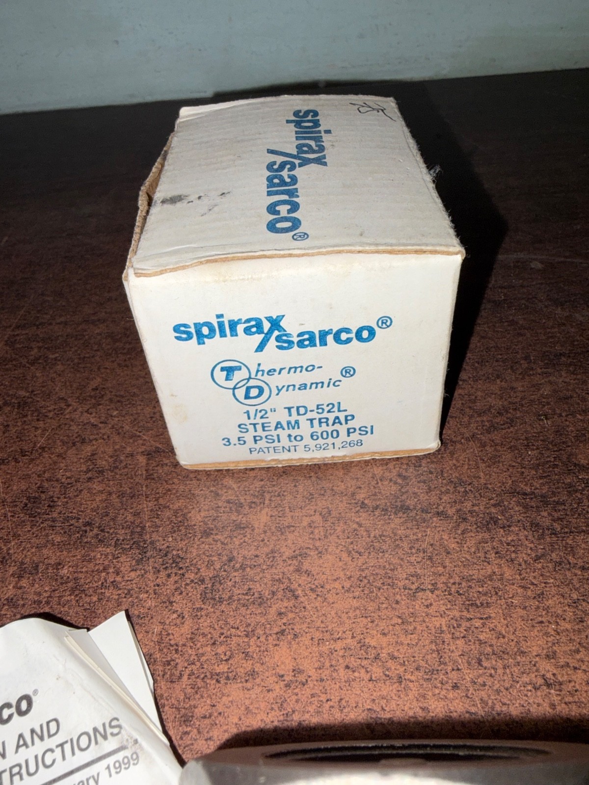 NEW SPRAX SARCO 1/2″ TD-52L STEAM TRAP 3.5 – 600 PSI B316