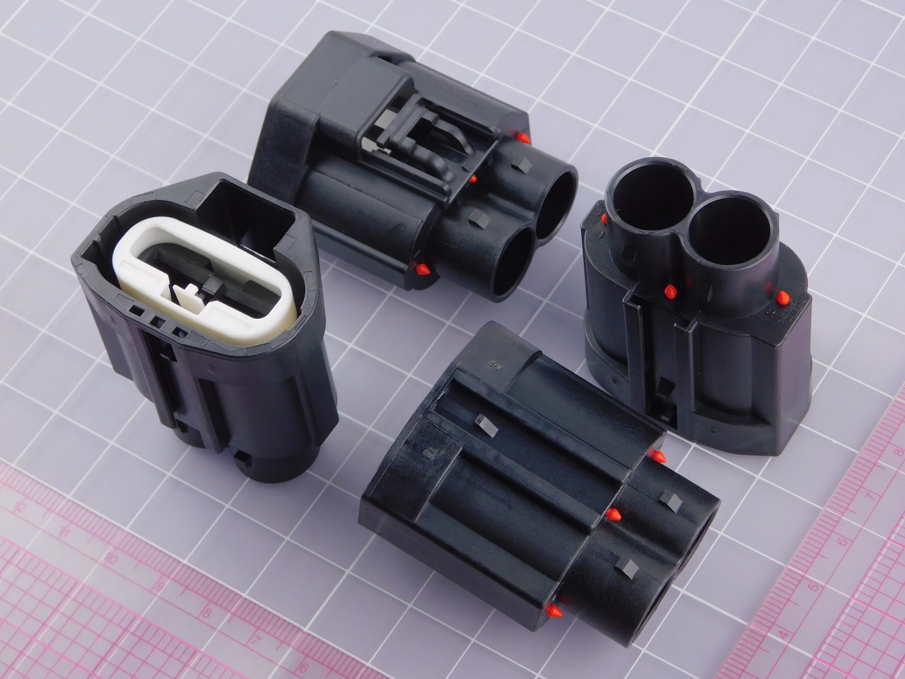 Lot of 129 YAZAKI 7283-3214-30 YES/YESC Kaizen Connector 9.5X1.2 2P Female CONN