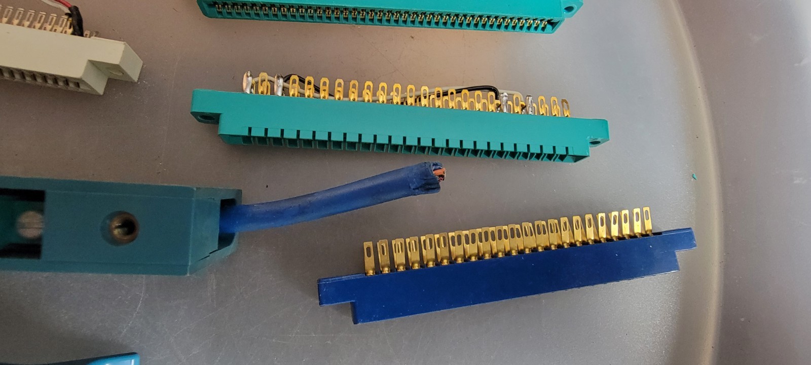 Odd Electronic CONNECTOR And Etc ASSORTED LOT OF 13 Pcs. Pot Luck