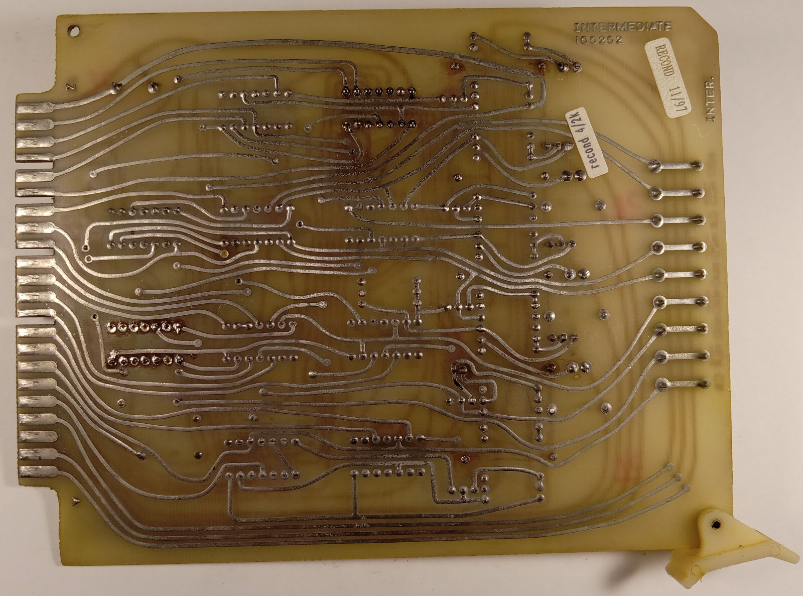 1 USED INTERMEDIATE 105252 CIRCUIT BOARD UNB ***MAKE OFFER***