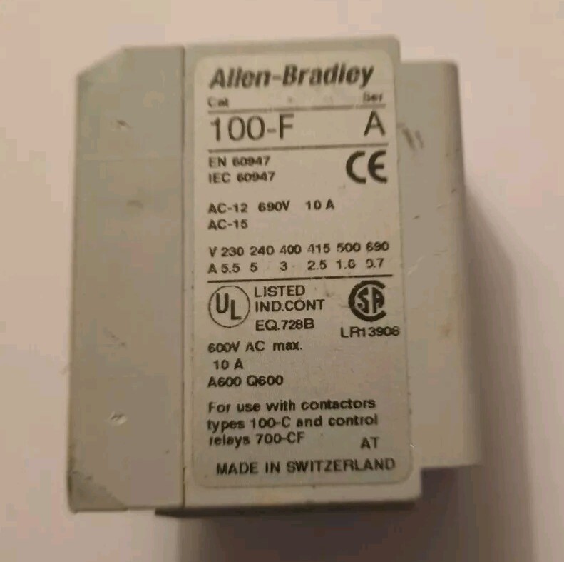AB ALLEN BRADLEY 100-F Ser A AB ALLEN BRADLEY 100-F C11 Ser A