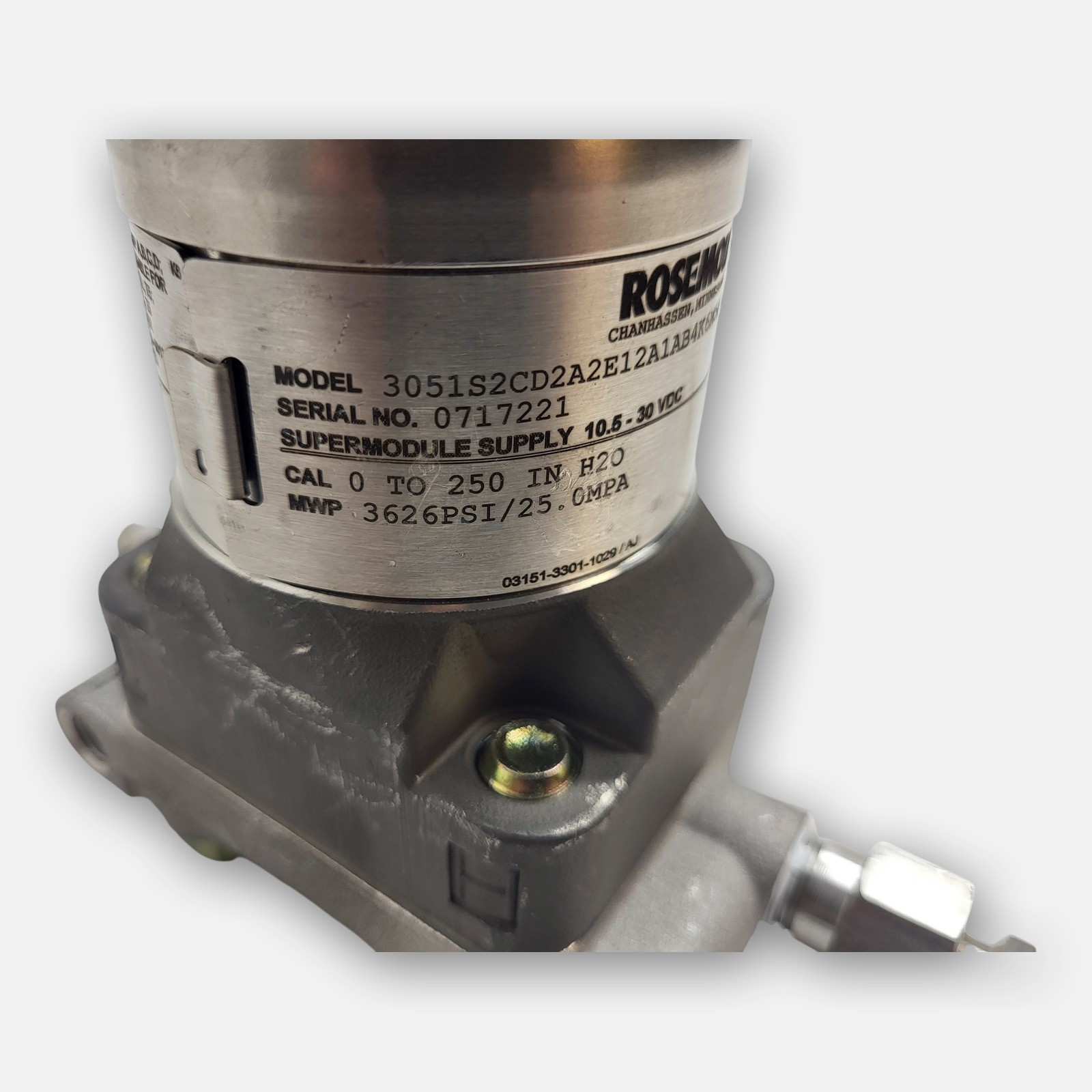 NEW ROSEMOUNT 300S1AAK6M5 PRESSURE TRANSMITTER W/ 3051S2CD2A2E12A1AB4K6M5Q4