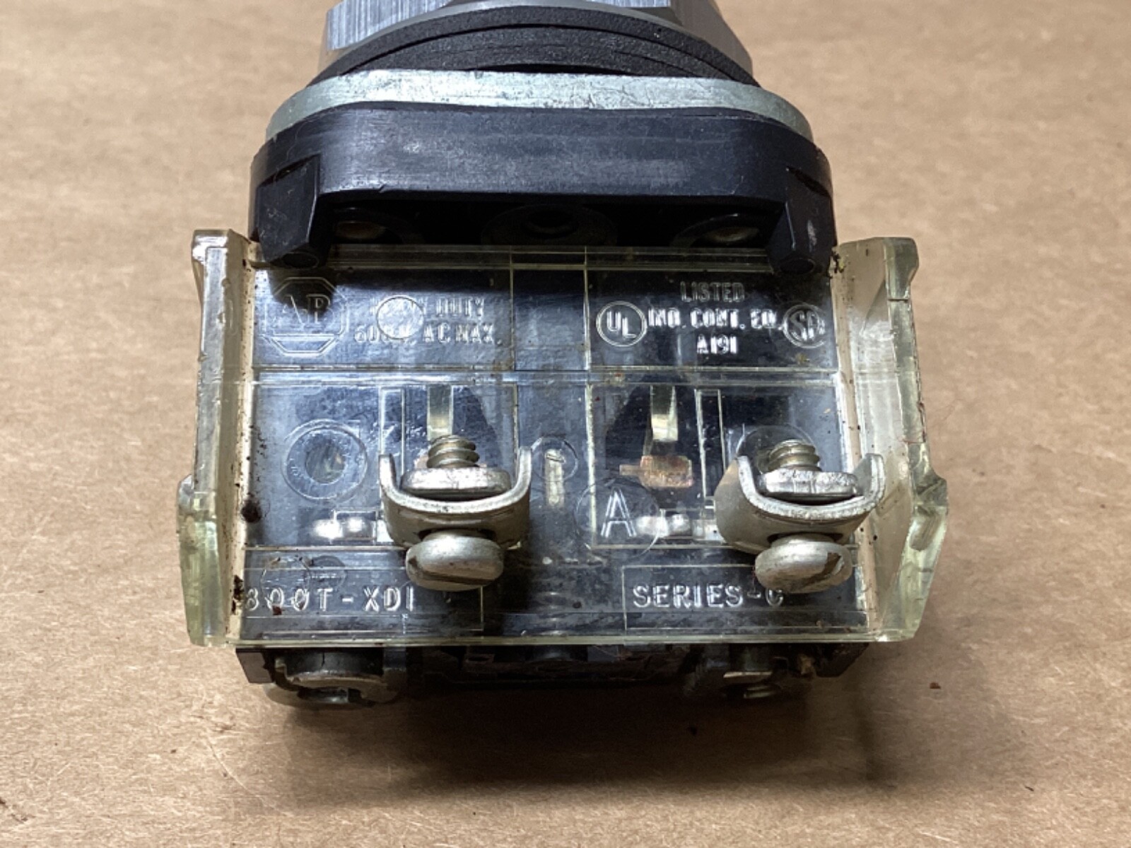 LOT OF 3 Allen Bradley 800T-A Series N Black Push Button #120F316*CO