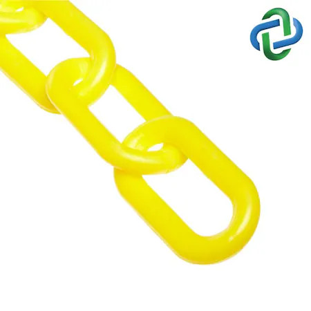 MR. CHAIN 51002-500 Heavy Duty, Yellow Plastic Chain 2″x500