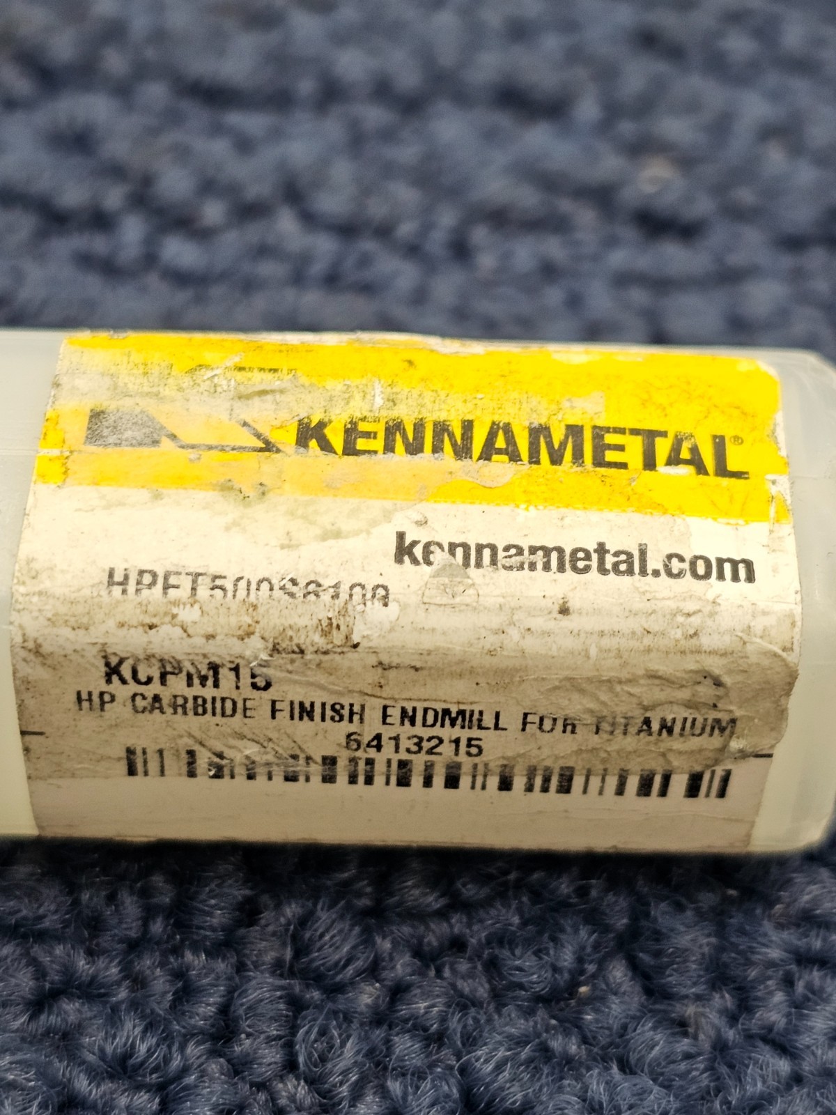 Kennametal HPFT500S6100 6413215 KCPM15 HPFT Square End 6FL Plain Solid Carbide