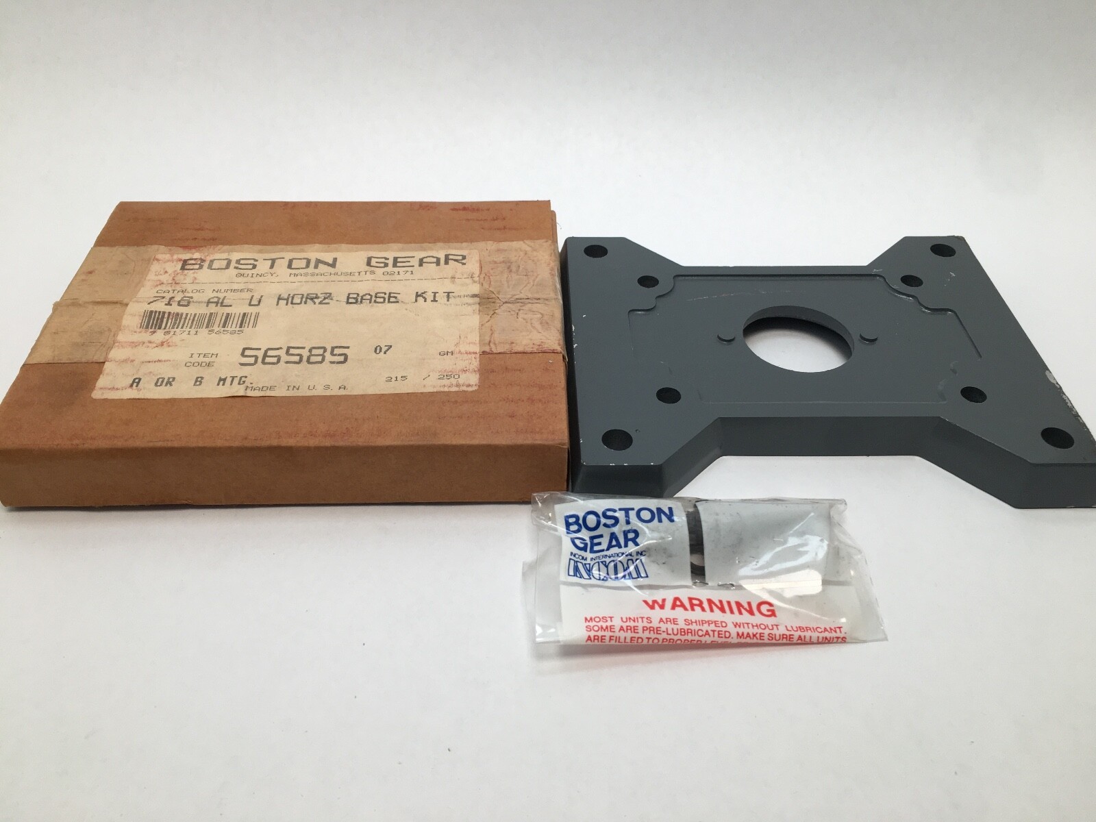 BOSTON GEAR 718ALU Base Kit w/ Hardware 718 AL U HORZ USA