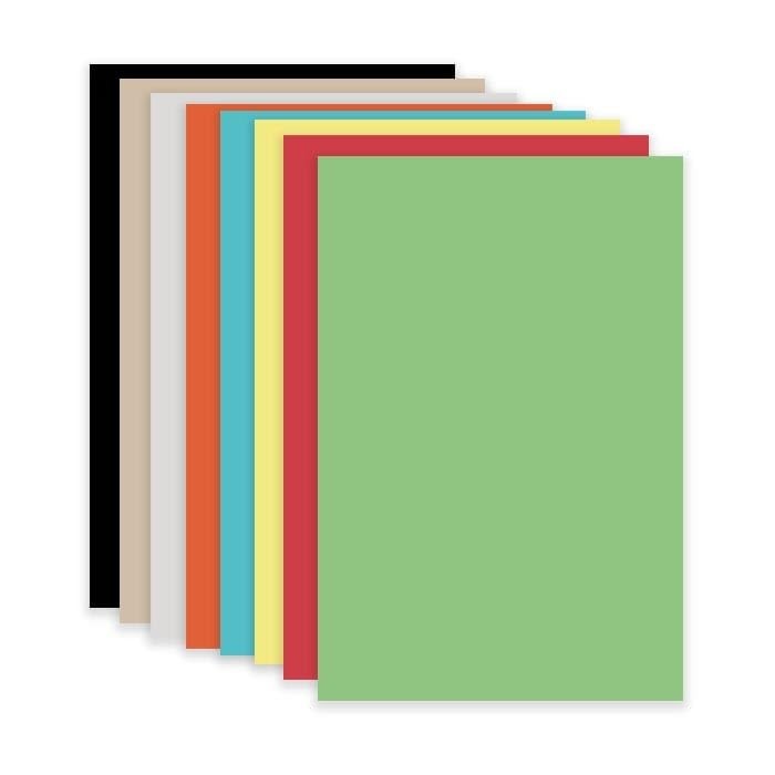 School Smart Bristol Board, 9×12, Assorted Colors, 100-Pack