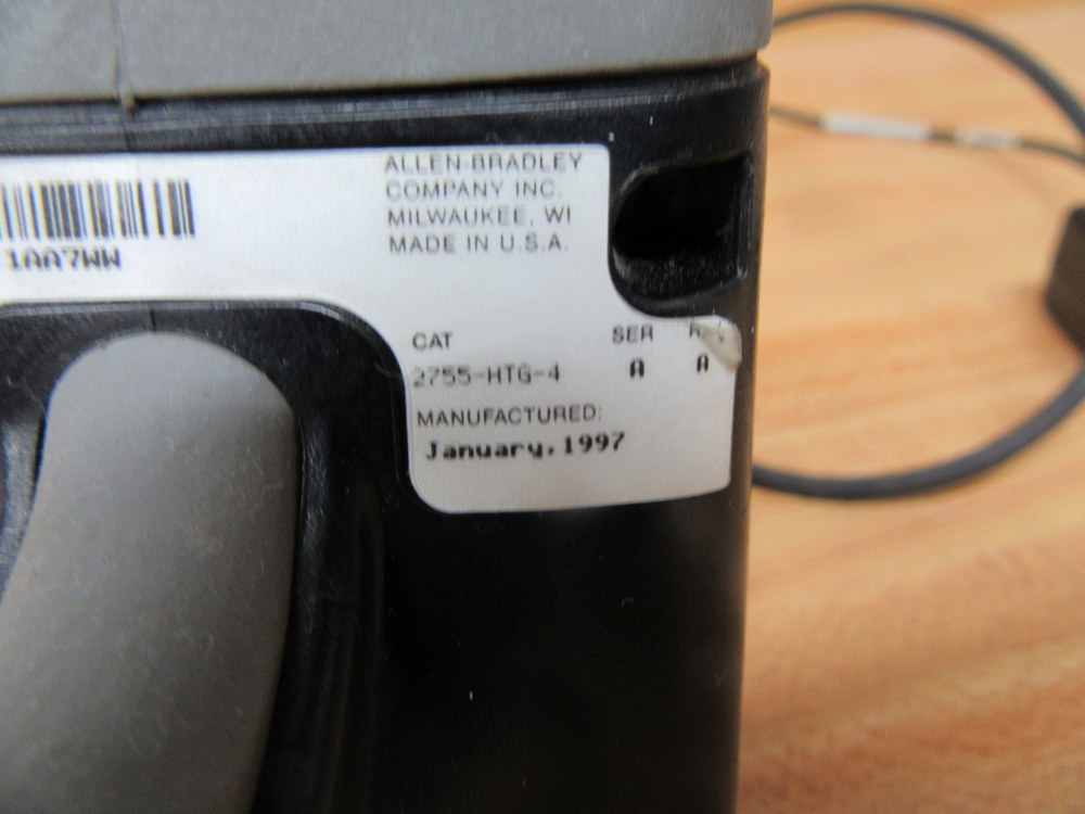 Allen Bradley 2755-HTG-4 Barcode Scanner 2755-HFC-SR2-01