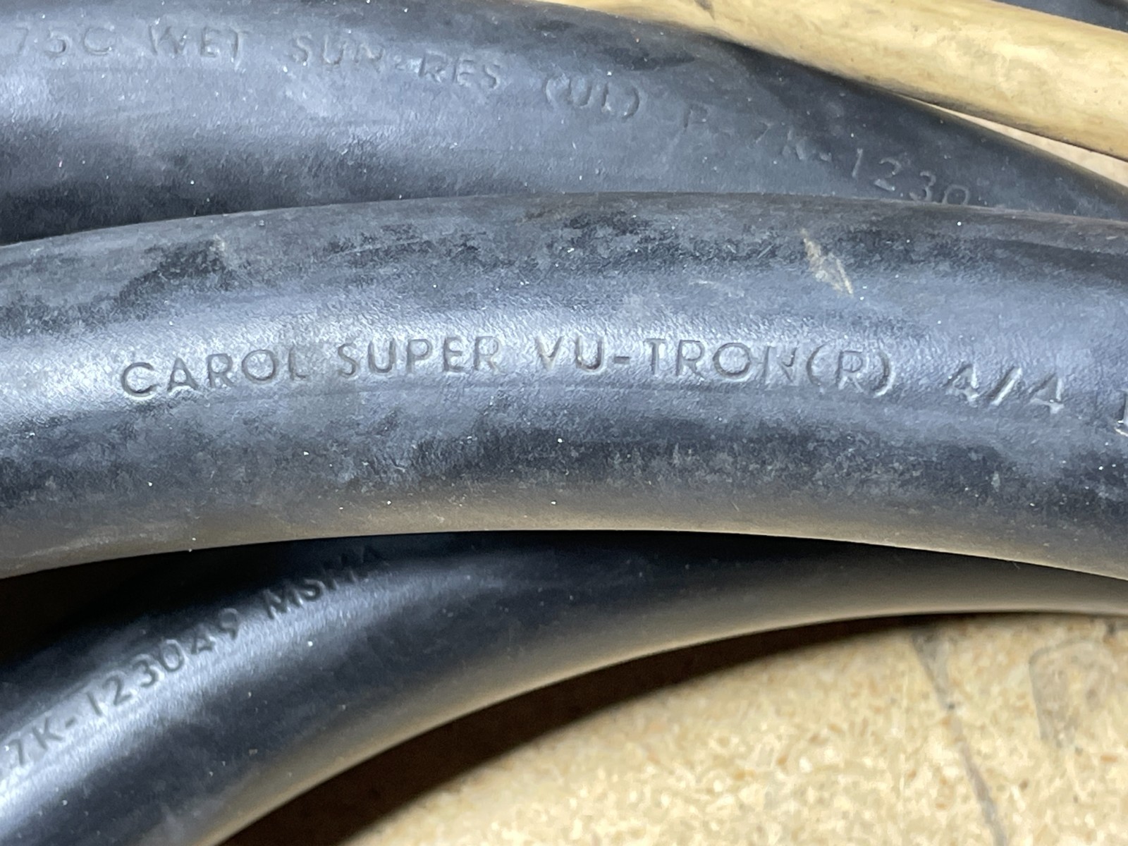Carol Super VU-Tron 19 ft. #4/4C Power cable 2000V P-7K123049 MSHA