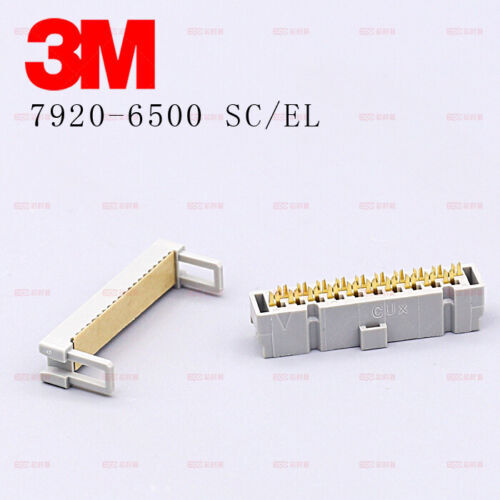 3M 2.54mm Pitch IDC Connector 7920-6500 with Buckle 3448-7920